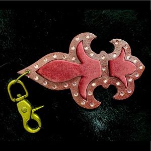 Isabella Fiore Fleur de Lis Bag Charm Fob